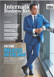 International Business Review 143 Front Cover (Mohd Radzlan Jalaludin, CEO of Education Malaysia Global Services)